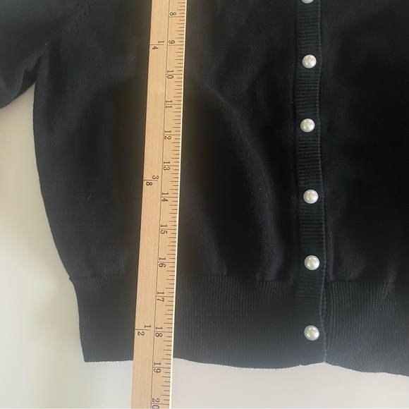 Karl Lagerfeld Black Lace Cardigan - Picture 4 of 8